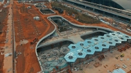 南宁国际空港综合交通枢纽工程进入施工收尾阶段